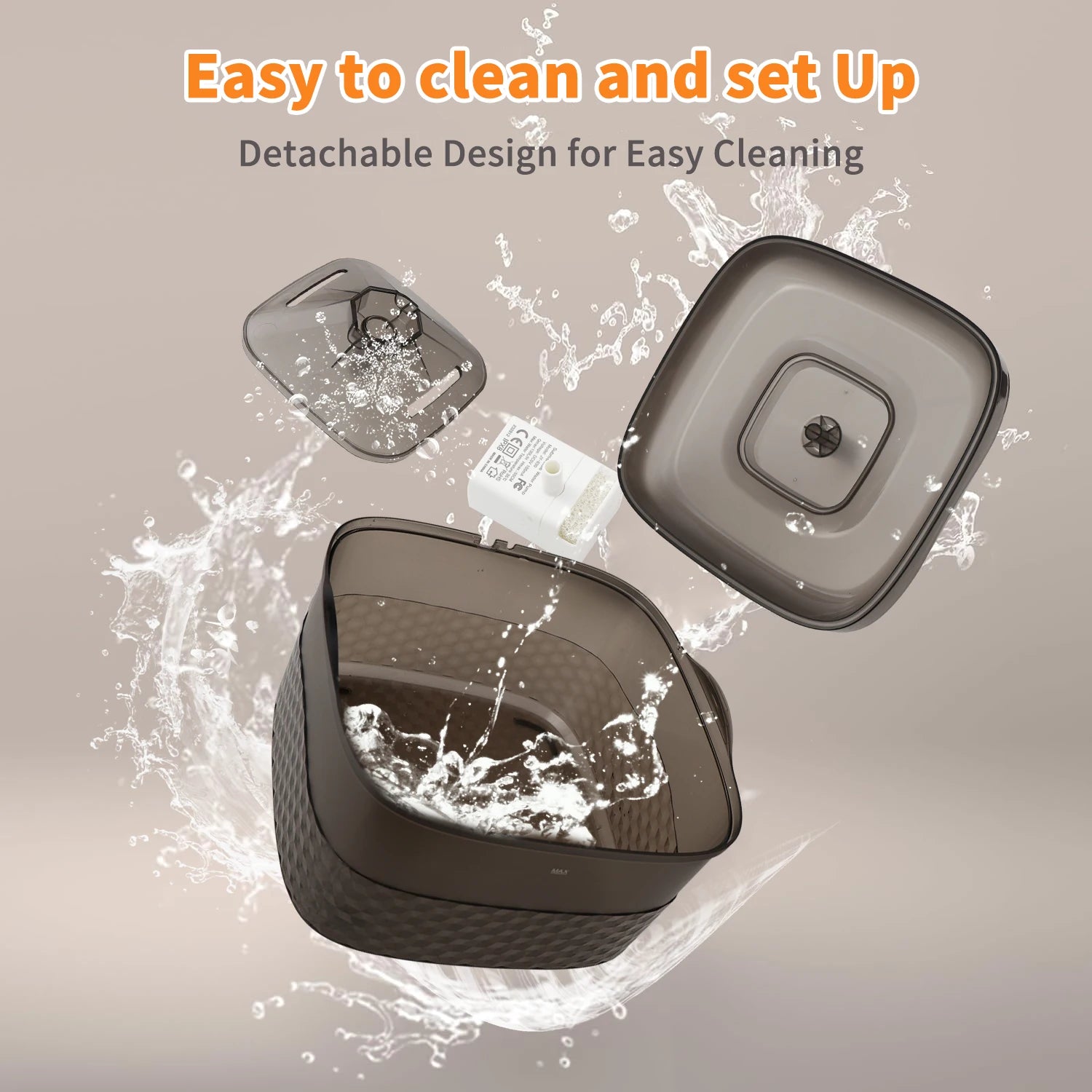 Water Fountain - Ultra-Quiet Automatic Drinking Dispenser 5.5L/9L