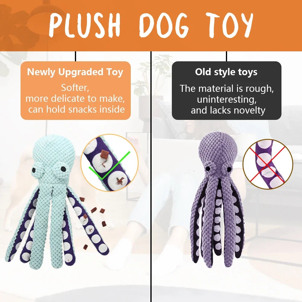 Large Squeaky Pet Dog Toy-Plush Dog Toys with Soft Fabric for Small Medium Large Dogs Daily Companionship, Training Reward Gift