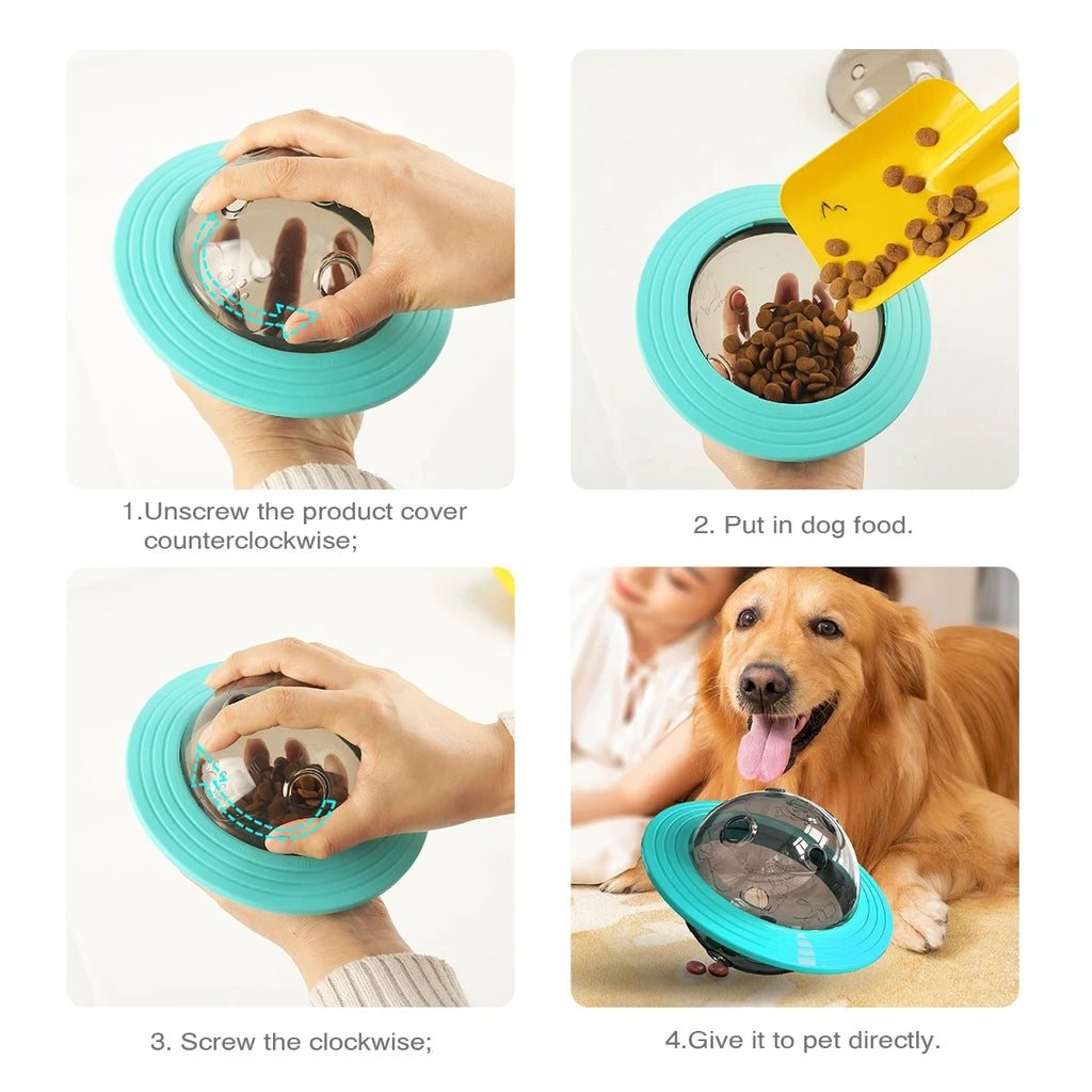 Slow Feed Dog Toy For Small Medium Large Dogs Cats Funny Interactive Improve IQ Puppy Planet Toys Chihuahua Beagle Pet Supplies