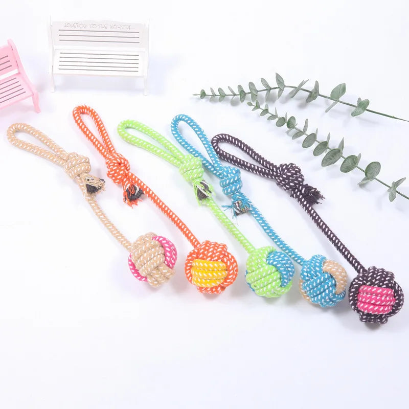 Cavalier King Charles Spaniel Rope Toy - Interactive Cotton Chew Toy for Dental Health