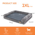 Orthopedic Dog Bed - Extra Large Mattress with Removable Washable Cover