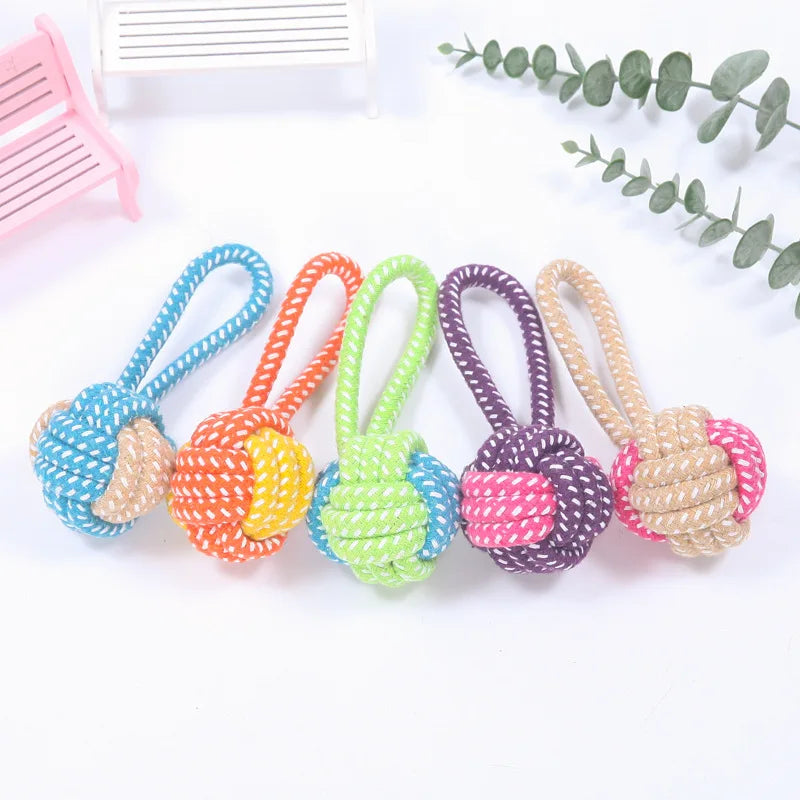 Cavalier King Charles Spaniel Rope Toy - Interactive Cotton Chew Toy for Dental Health