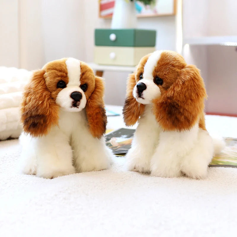 Cavalier King Charles Spaniel Dog Plush Toys Soft Stuffed Simulation Animal Cute Pet Puppy Babys Sleeping Pillow for Kids Girls