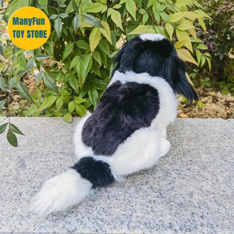 Cavalier King Charles Spaniel Plush Toy - Lifelike High Fidelity Stuffed Animal for Dog Lovers