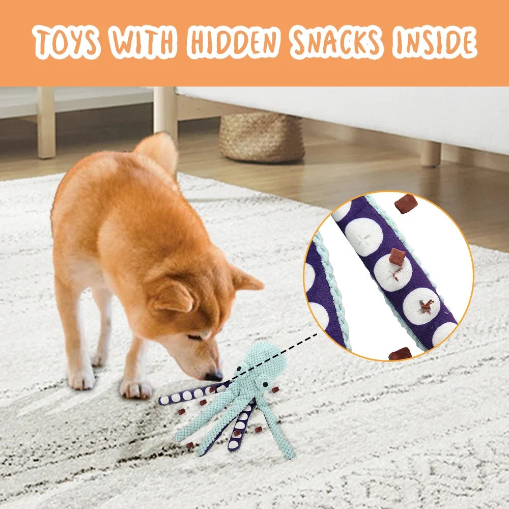 Large Squeaky Pet Dog Toy-Plush Dog Toys with Soft Fabric for Small Medium Large Dogs Daily Companionship, Training Reward Gift