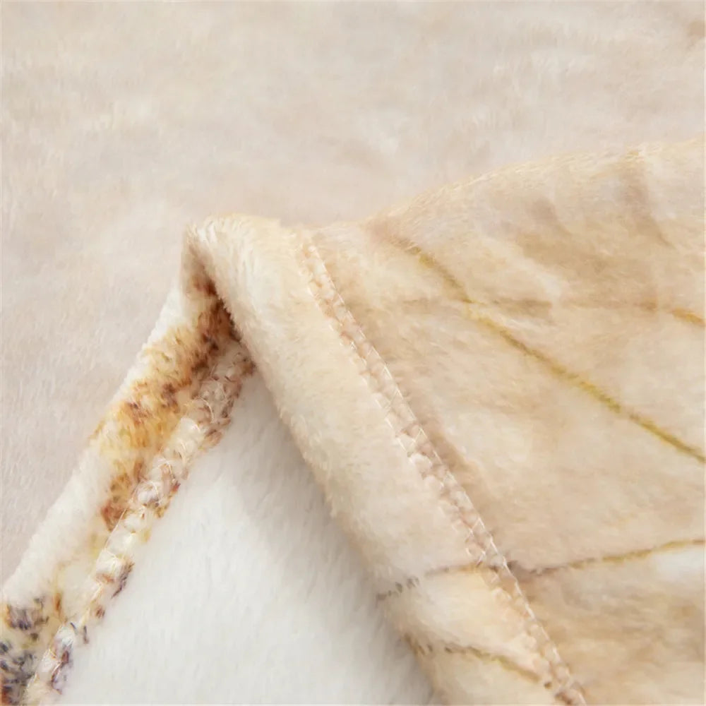 Cavalier King Charles Spaniel Blanket - Soft Flannel Throw with Floral Bouquet Design