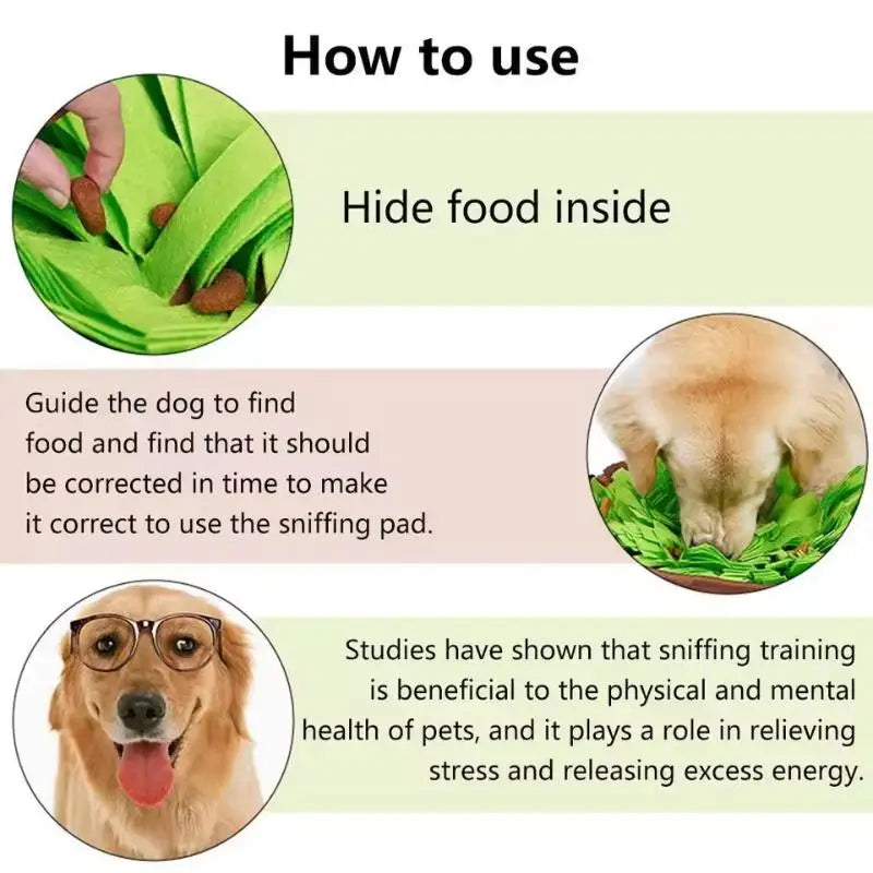 Snuffle Mat - Interactive Feeding Game for Mental Enrichment