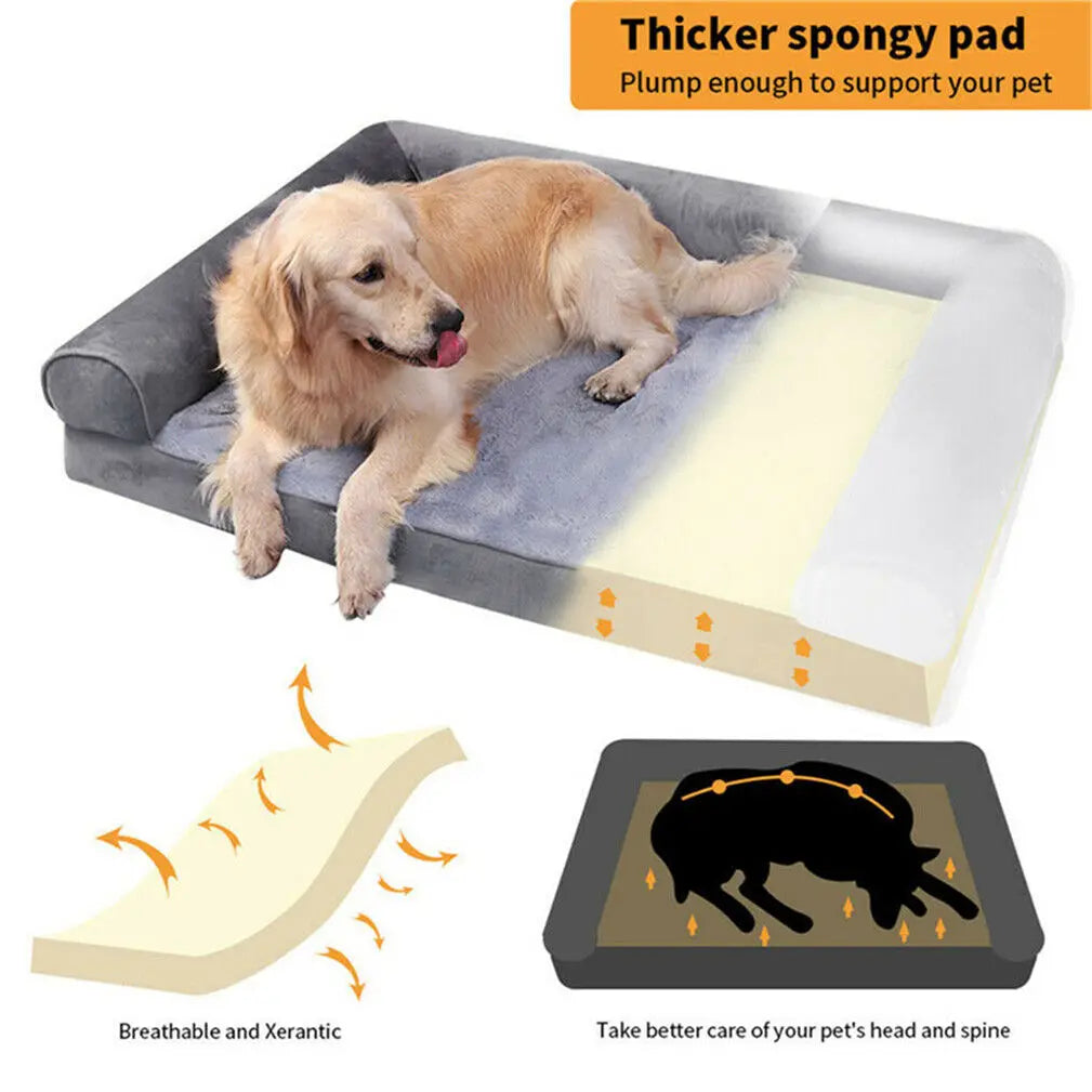 Orthopedic Dog Bed - Extra Large Mattress with Removable Washable Cover