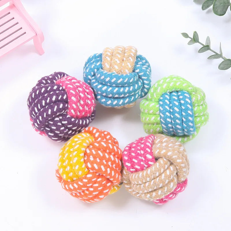 Cavalier King Charles Spaniel Rope Toy - Interactive Cotton Chew Toy for Dental Health