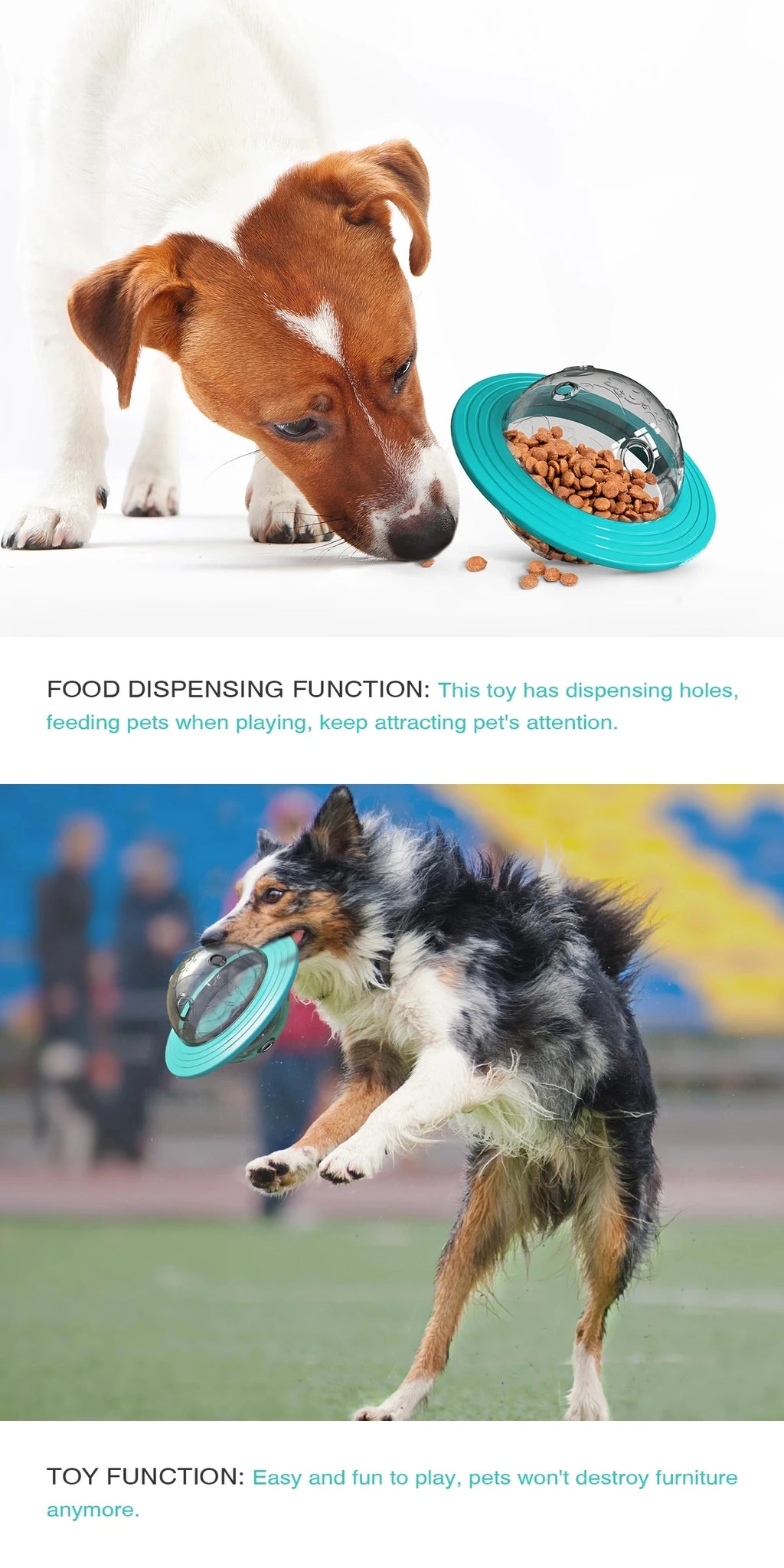 Slow Feed Dog Toy For Small Medium Large Dogs Cats Funny Interactive Improve IQ Puppy Planet Toys Chihuahua Beagle Pet Supplies